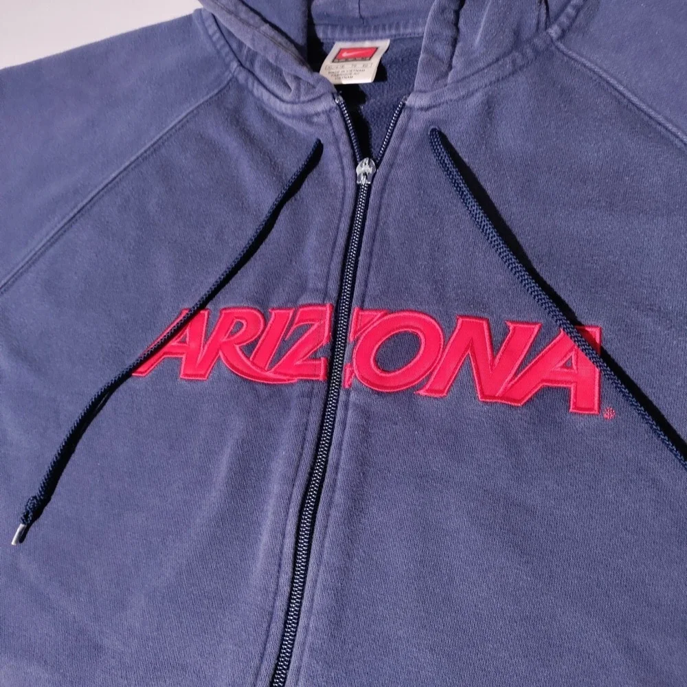 Nike Arizona Wildcats Hoodie Women Sz XL University Football - Imperfect, zipper